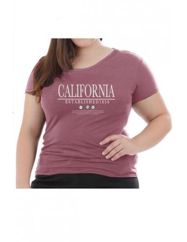 T-shirt avec inscription "California" sur le devant