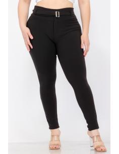 Tregging noir skinny taille haute Taille XL Couleur Noir