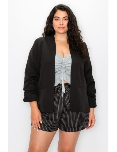 Veste noire style blazer